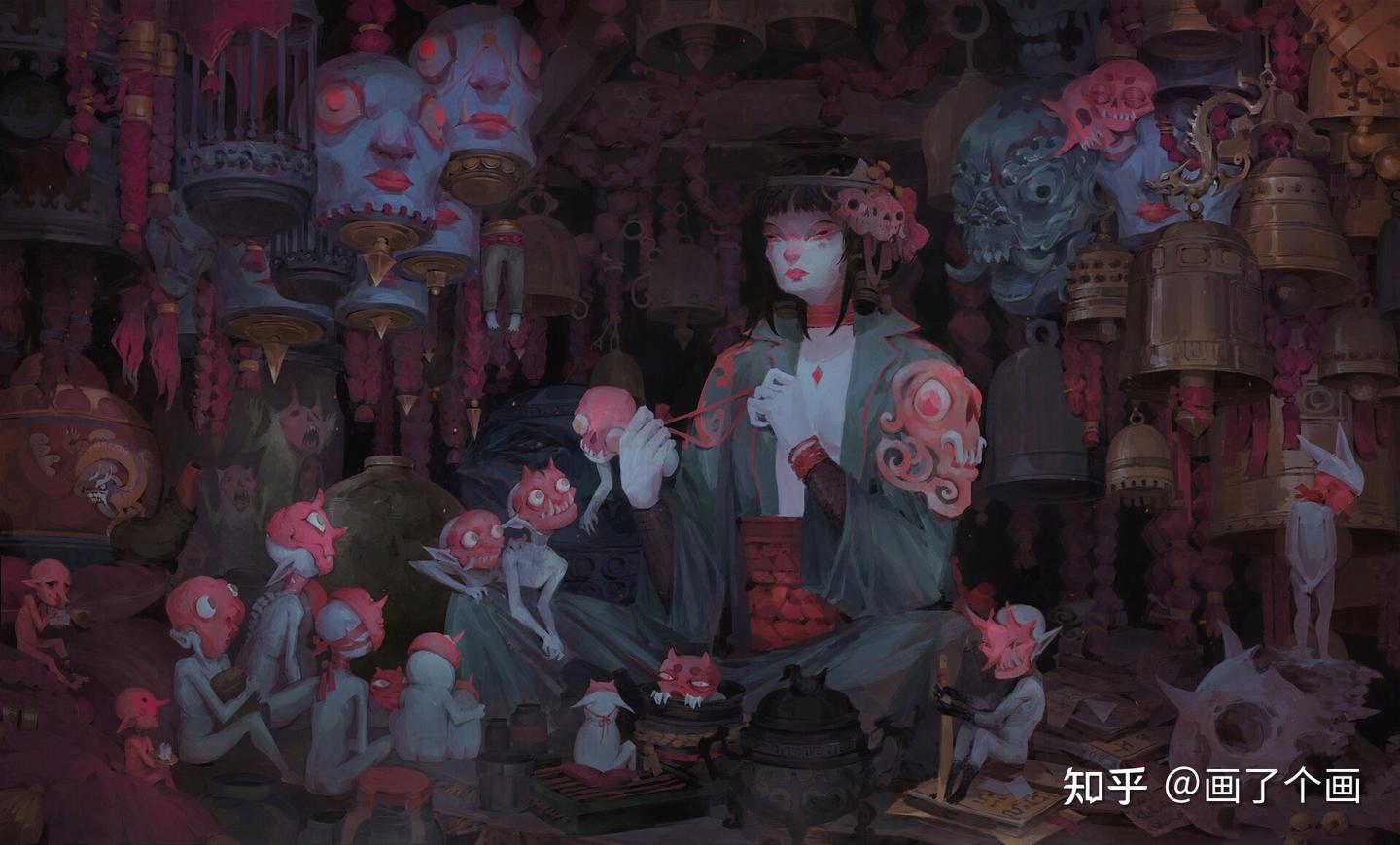 “荒诞主义绘画的天花板”|宝藏画师推荐 - 知乎