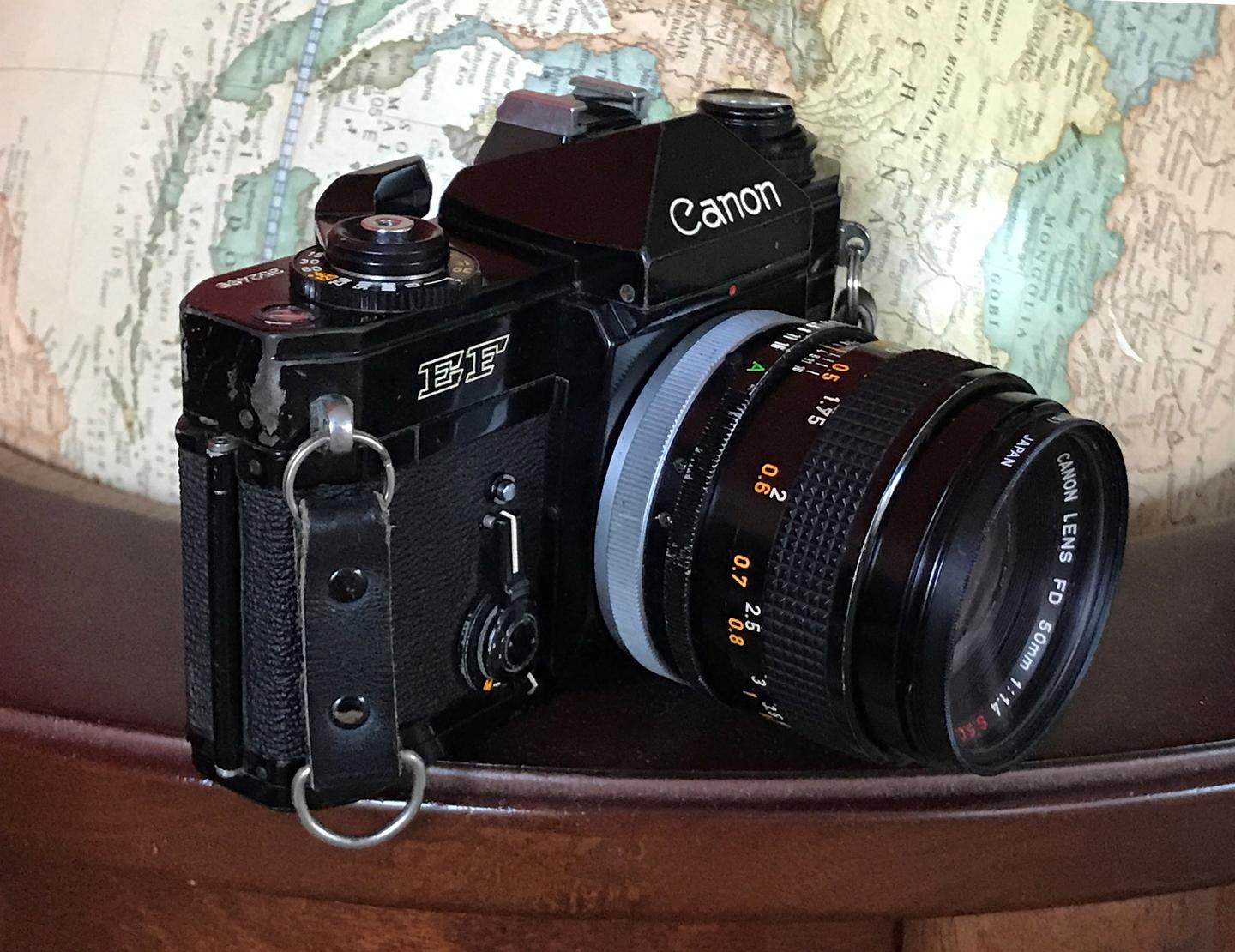 佳能canonef胶片相机–传说中的黑美人