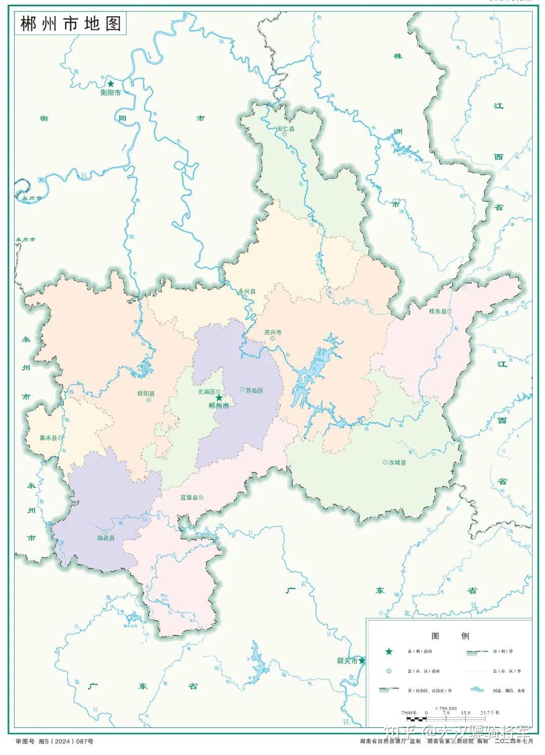 图文解读湖南省和14个地级市州地理和行政概况(2024年高清地图可收藏) - 知乎