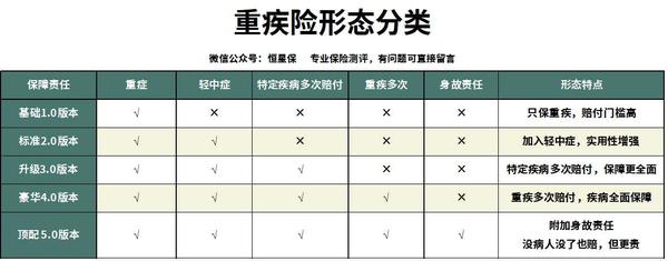 刚开始是最纯粹的的重疾险,只保 重疾,这是1.0版本