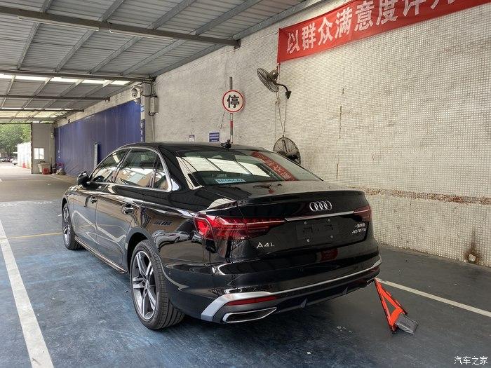 20款奥迪a4l40tfsi豪华动感传奇黑提车魅力的绽放