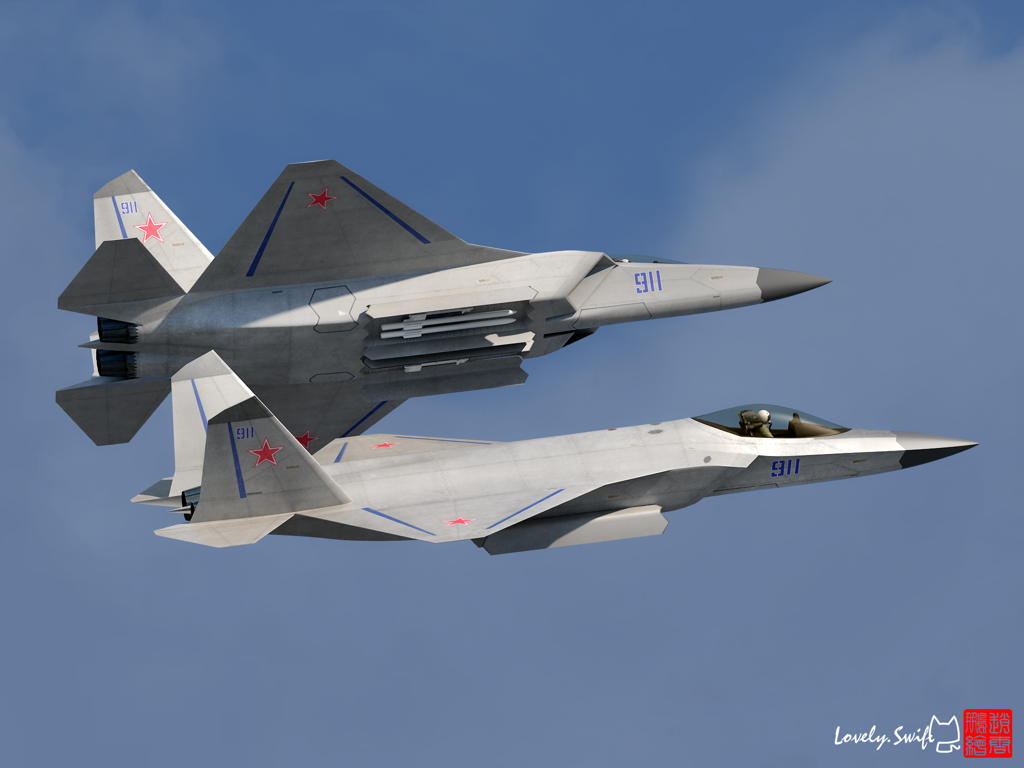 cg图俄罗斯米格37设计先进但却被下马