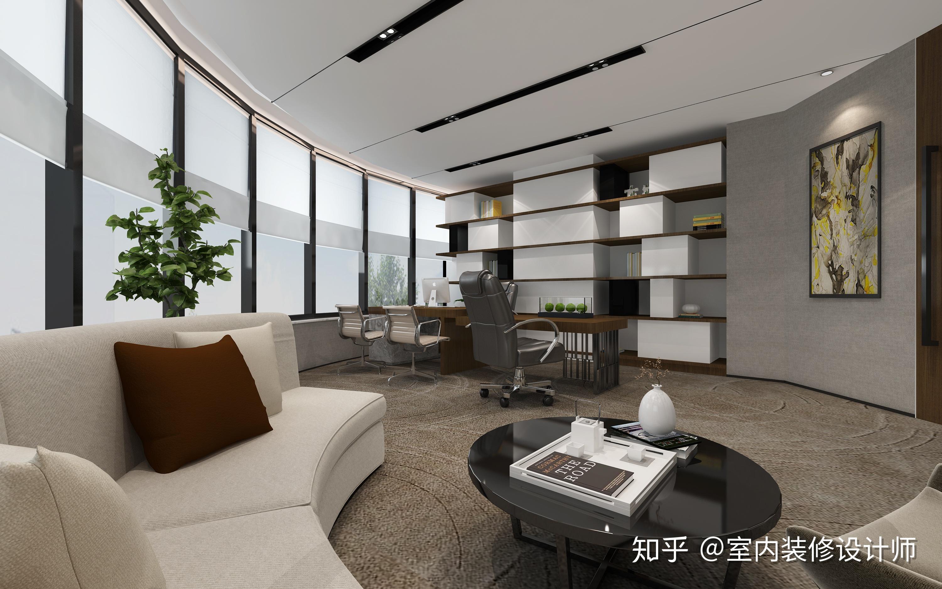 小户型办公室装修怎样设计才精致? - 知乎