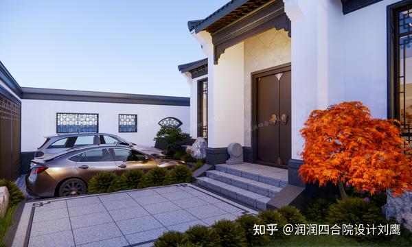 润润四合院设计刘鹰：两进苏式合院别墅18×32，庭院深深，意境悠然 - 知乎