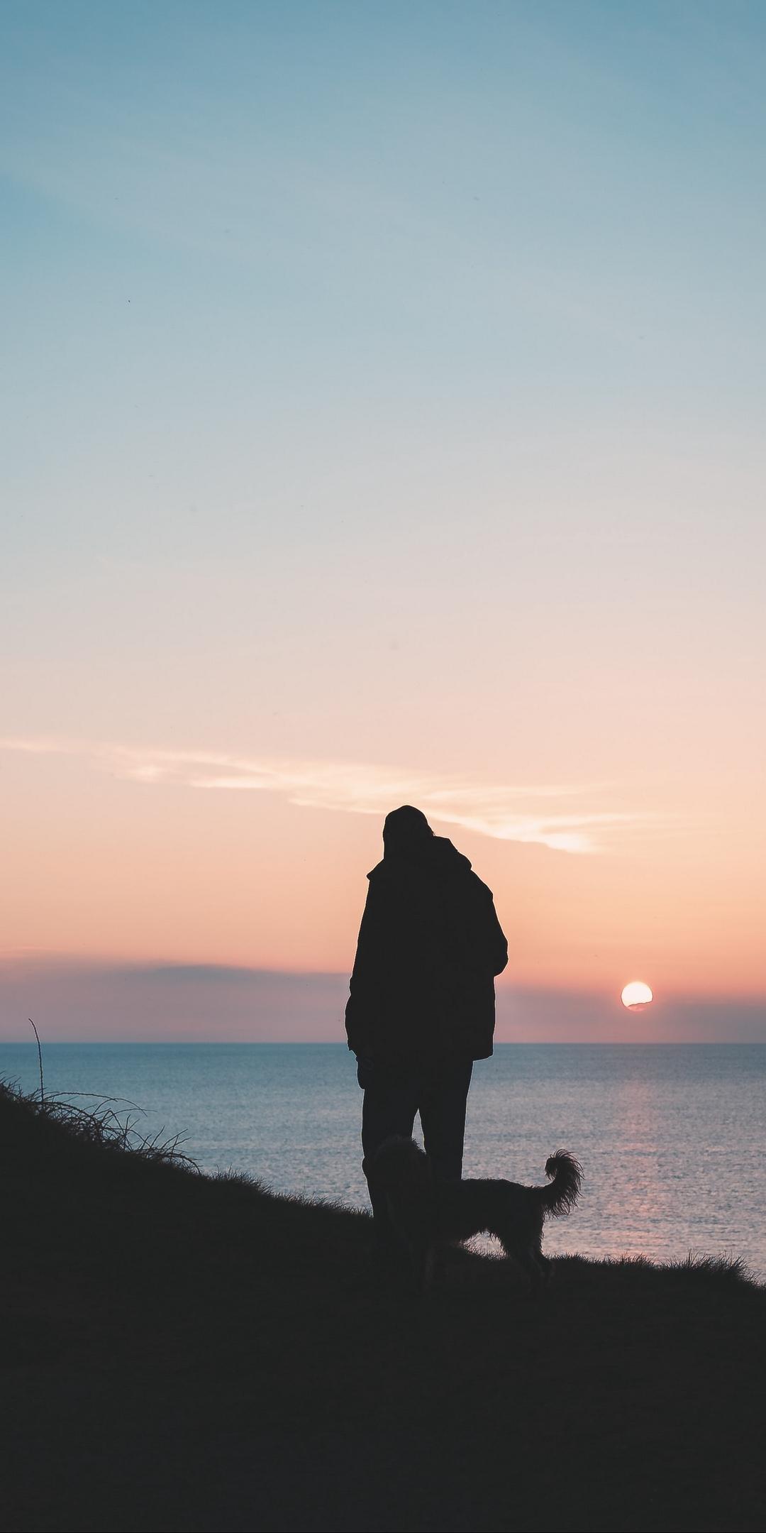 有夕陽或者背影的壁紙可以分享一下嗎