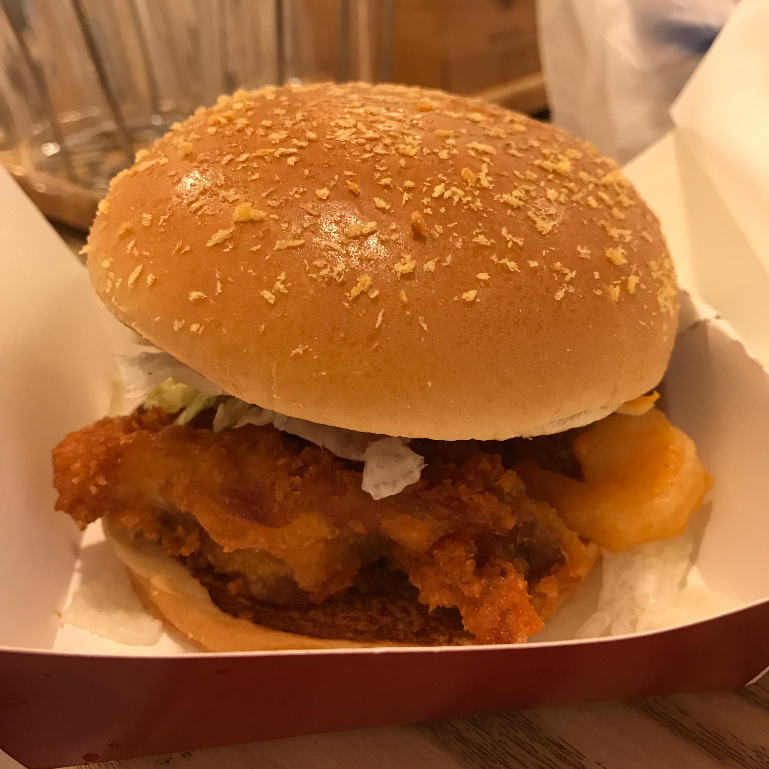 肯德基新出的避风塘大虾鸡腿双层堡怎么样