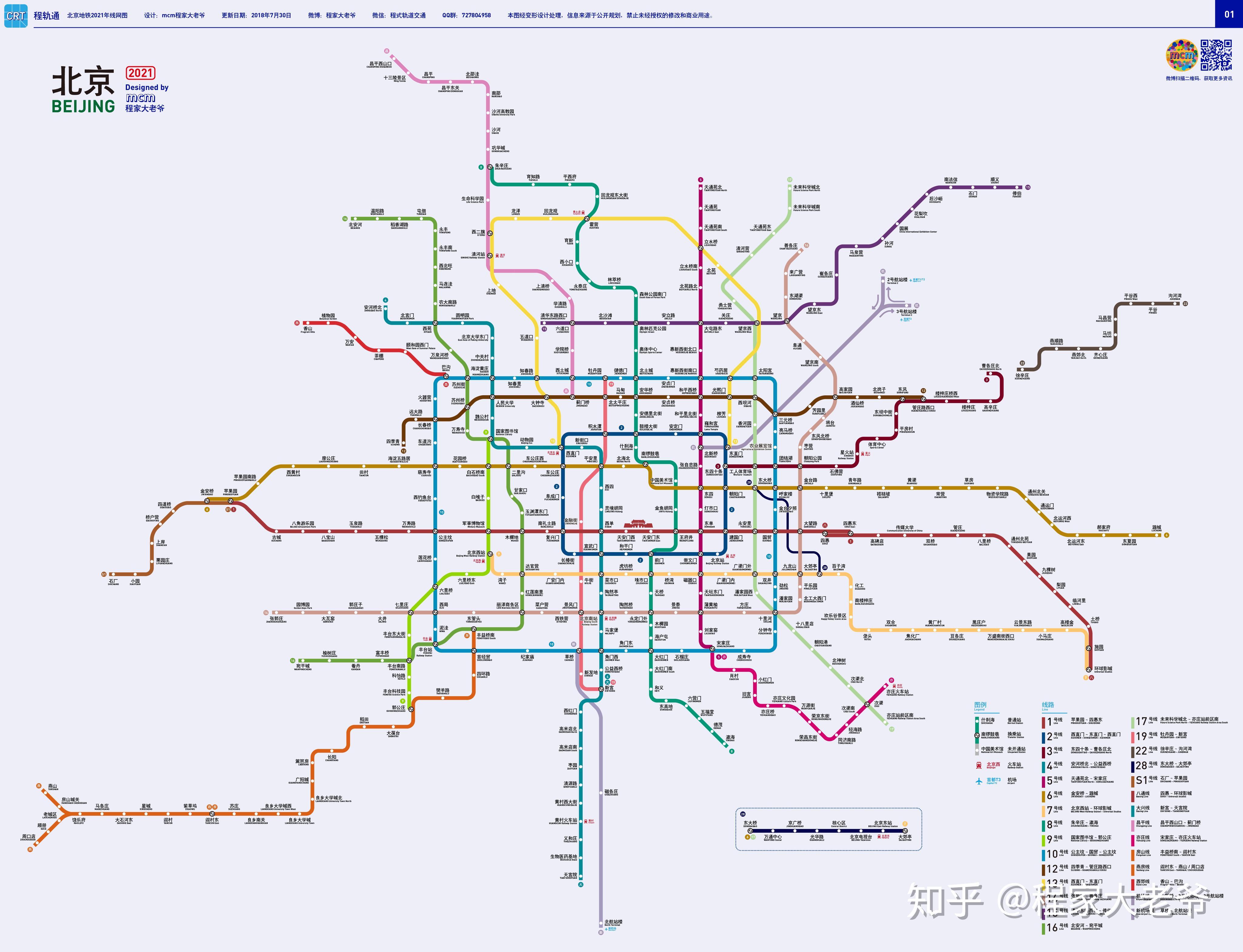 crt程轨通全国46城城市轨道交通变形图