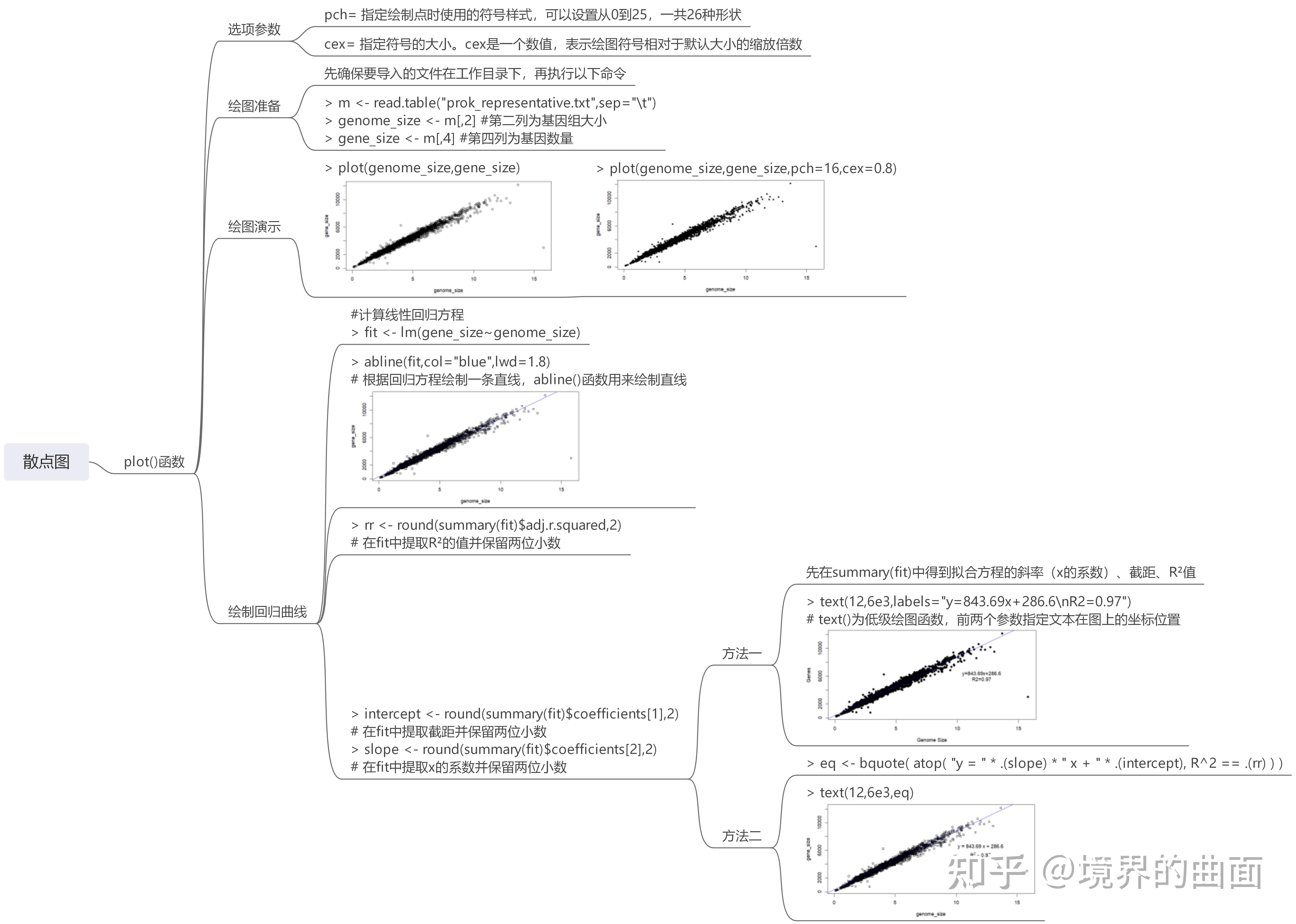 R语言绘图思维导图 - 知乎
