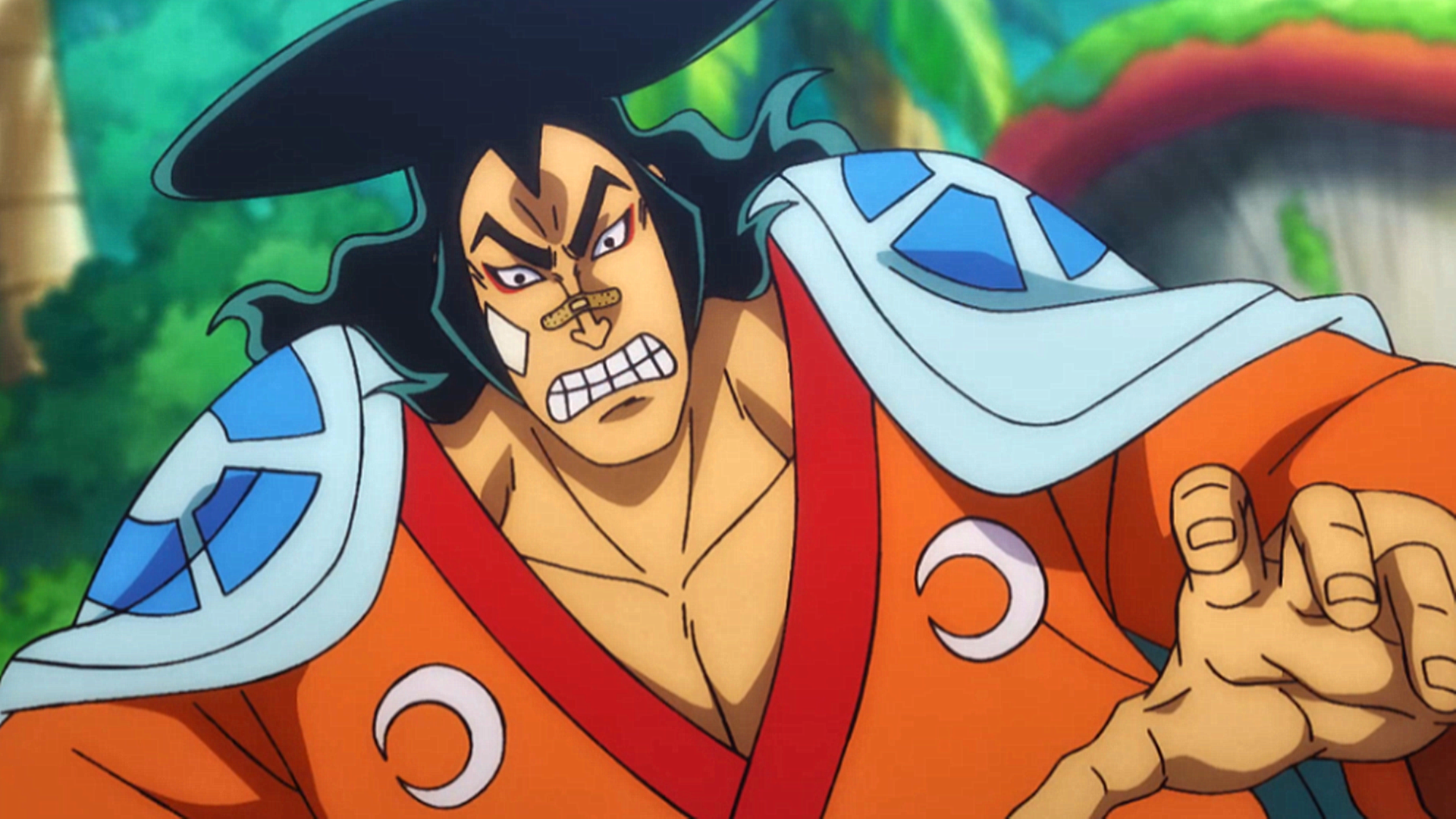 波若面具,这让我想起和之国另外一位戴着面具的锻刀匠——天狗山飞彻