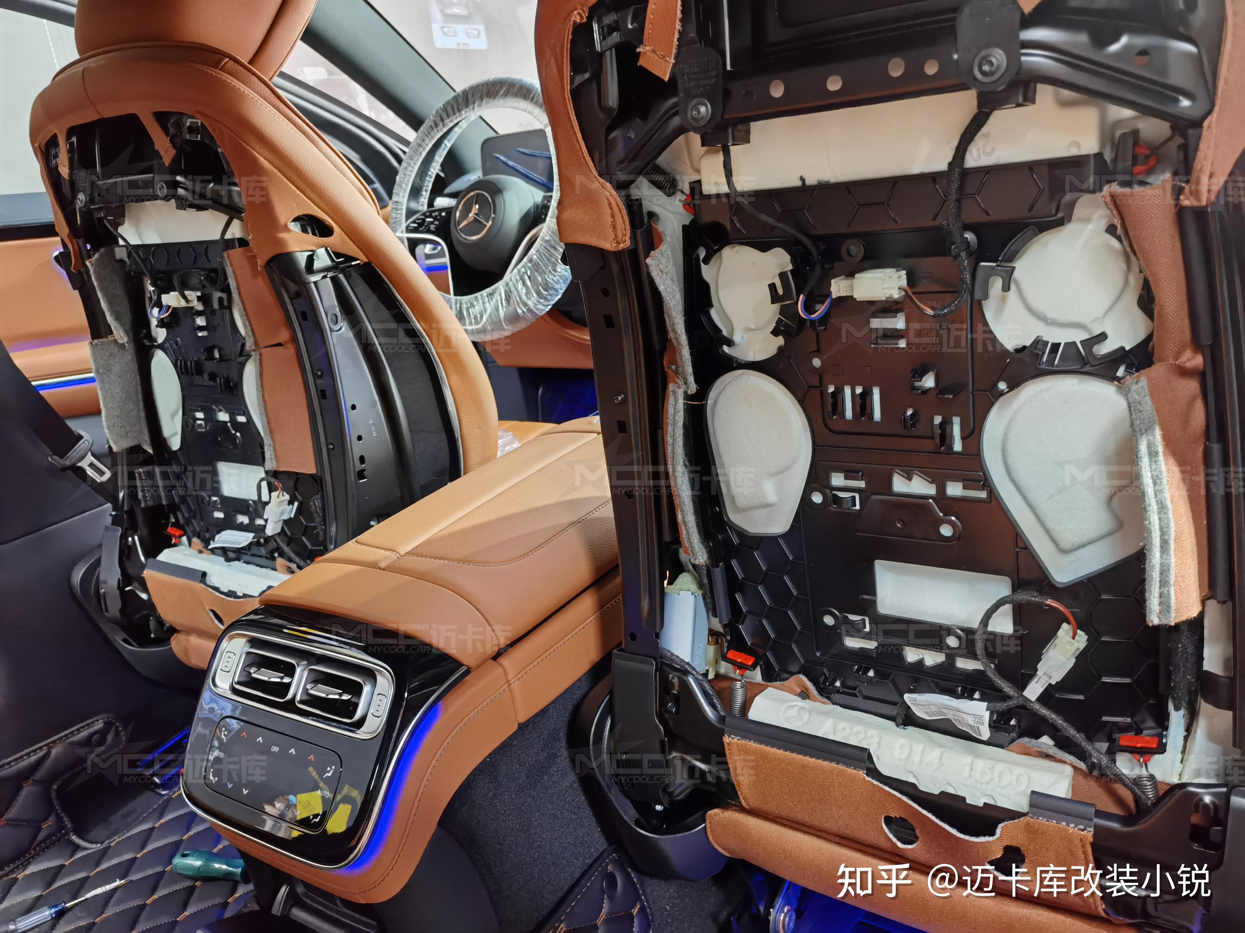 2021款奔驰s400改装原厂通风座椅改装分享