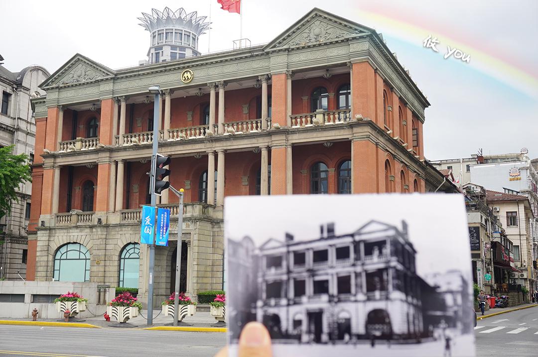 外滩23座建筑今昔对比照
