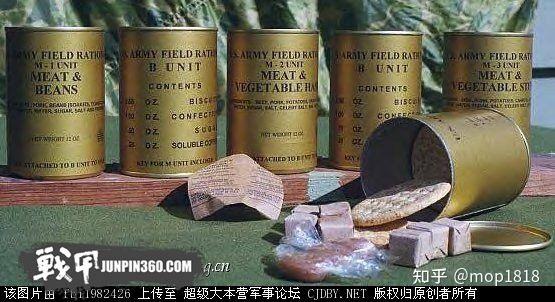 【转载:战甲网】美军口粮和伙食(MRE) - 知乎