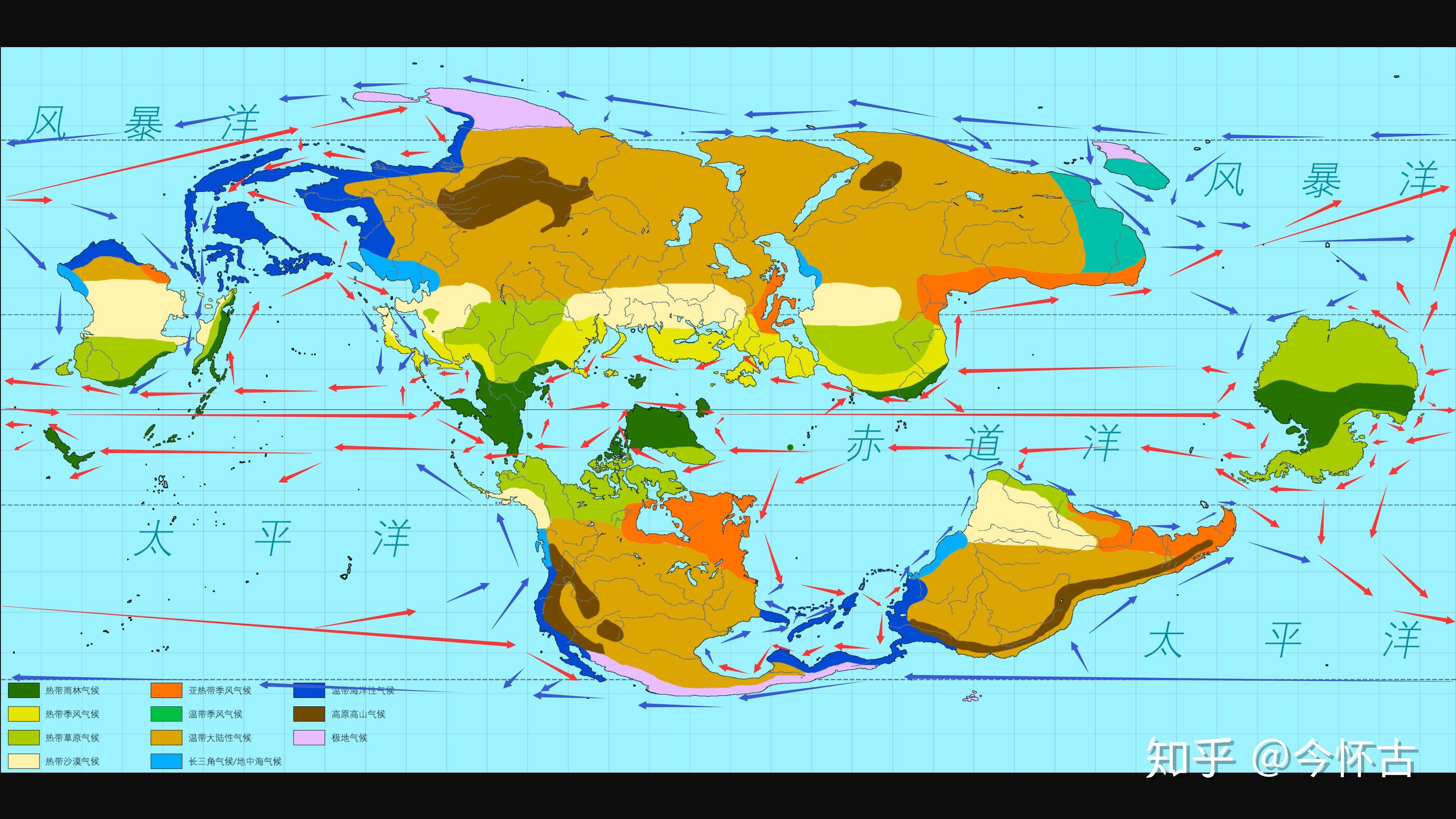 世界洋流北半球图片