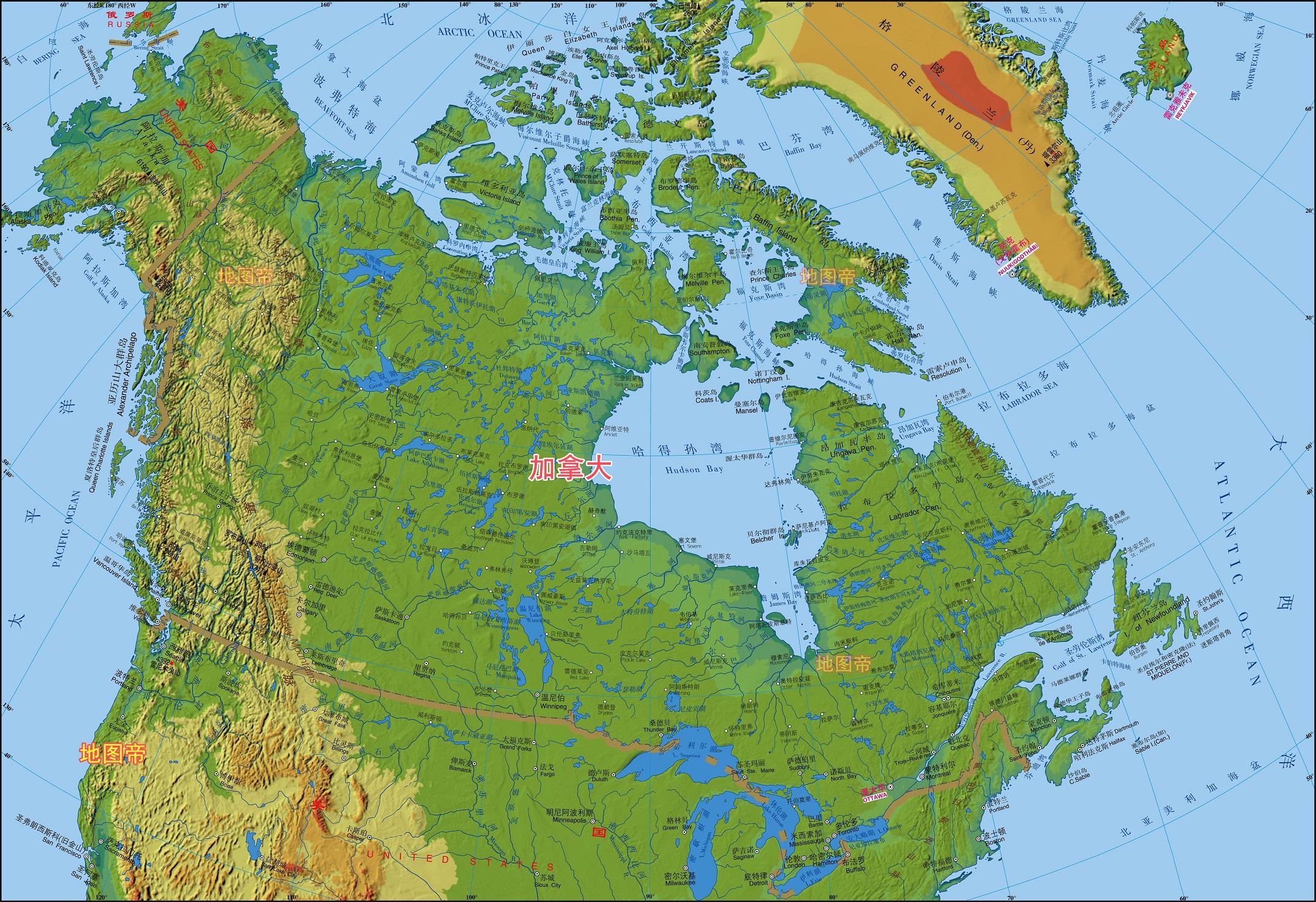 加拿大凭什么拥有那么大国土面积?