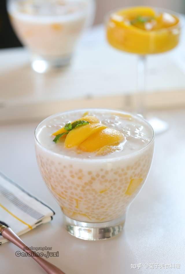 炎炎夏日来一杯软糯香甜的黄桃西米露好吃又解暑做法简单