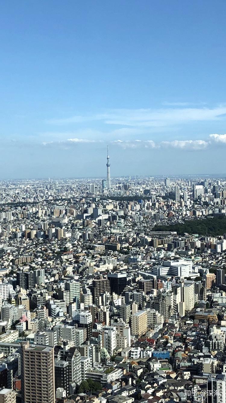 日本池袋阳光城展望台看天空树