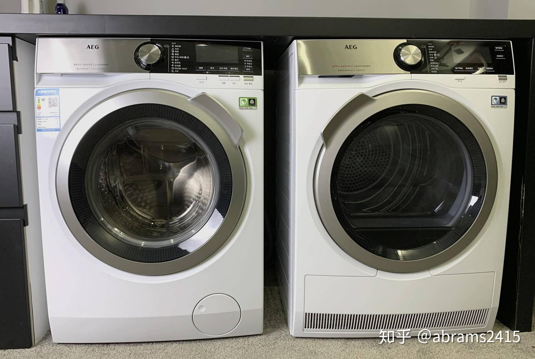 超越市面在售95的羊毛绿标软水洗衣机aeg高端洗烘套装l9洗衣机t8热泵