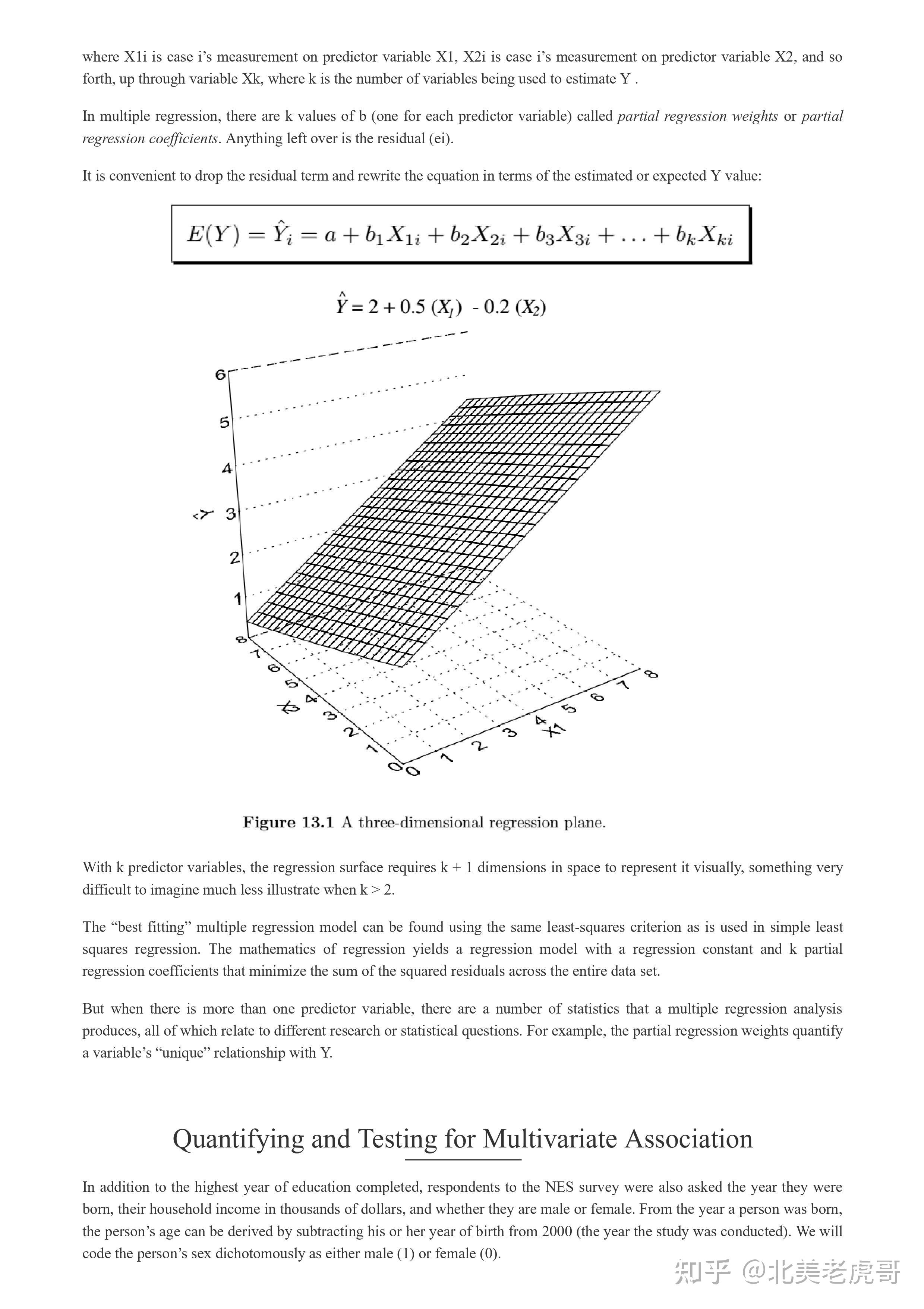 第十一章多元线性回归multiplelinearregression上篇