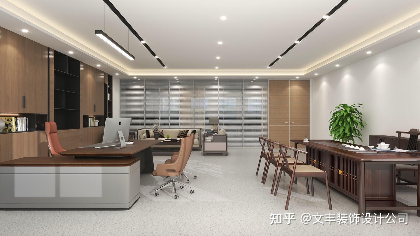 老板、董事长、总经理办公室空间设计效果图免费分享(100套) - 知乎