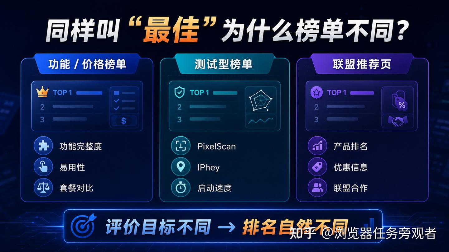 看了很多最佳防关联浏览器推荐,为什么还是不知道该选哪款?