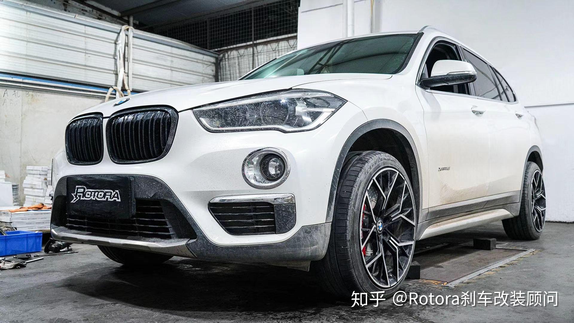 宝马x1f49改装rotora刹车套装
