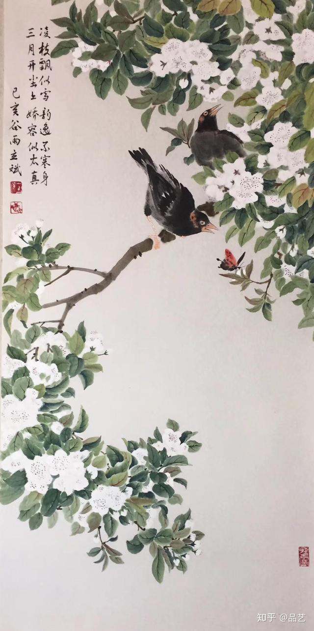 画家孙立斌与他的没骨花鸟画