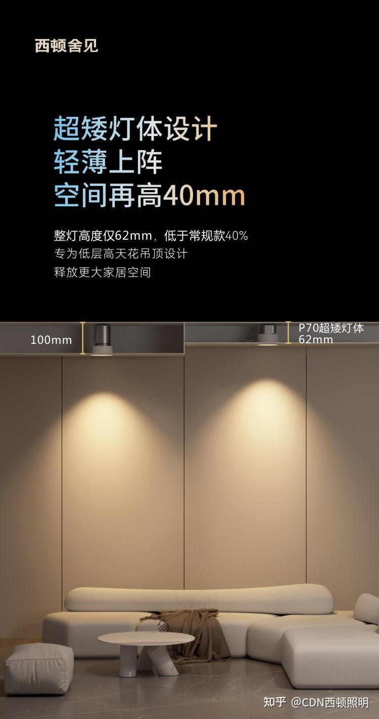 五星级光色 | 西顿舍见P70深藏防眩射灯 - 知乎