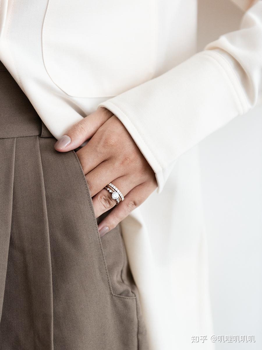 拒绝撞款钻戒叠戴也太好看了吧