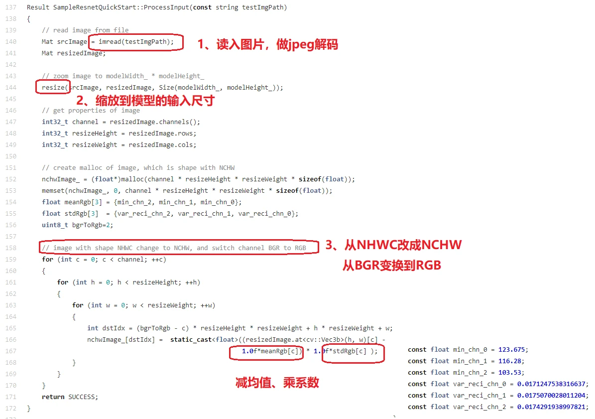 CANN訓練：模型推理時資料預處理方法及歸一化引數計算