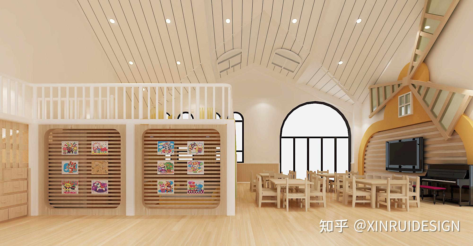 "原木农场风"幼儿园环创,幼儿园教室设计中的自然艺术美学 - 知乎