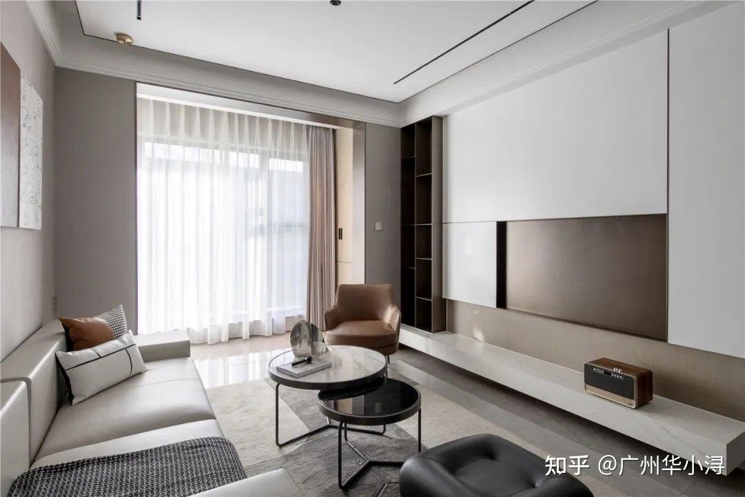 温馨宜居的120㎡现代轻奢三居室,经典灵动的安逸家 - 知乎