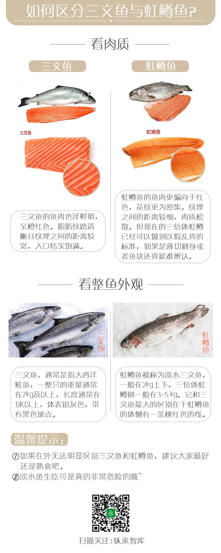 如何分辨三文鱼与高仿版高原三文鱼学会这两招就够了