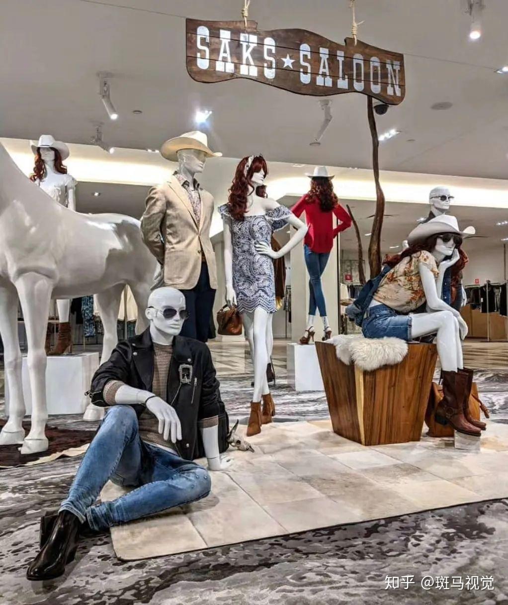 主题陈列中的模特矩阵陈列陈列培训分享