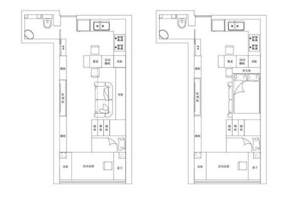 30平的空间竟然可以装下两室两厅 多亏了这个设计 知乎