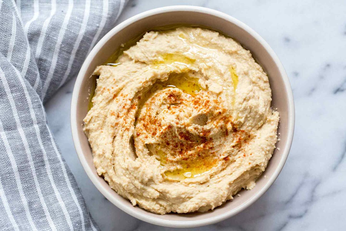 好吃美味的hummus(鹰嘴豆泥酱)