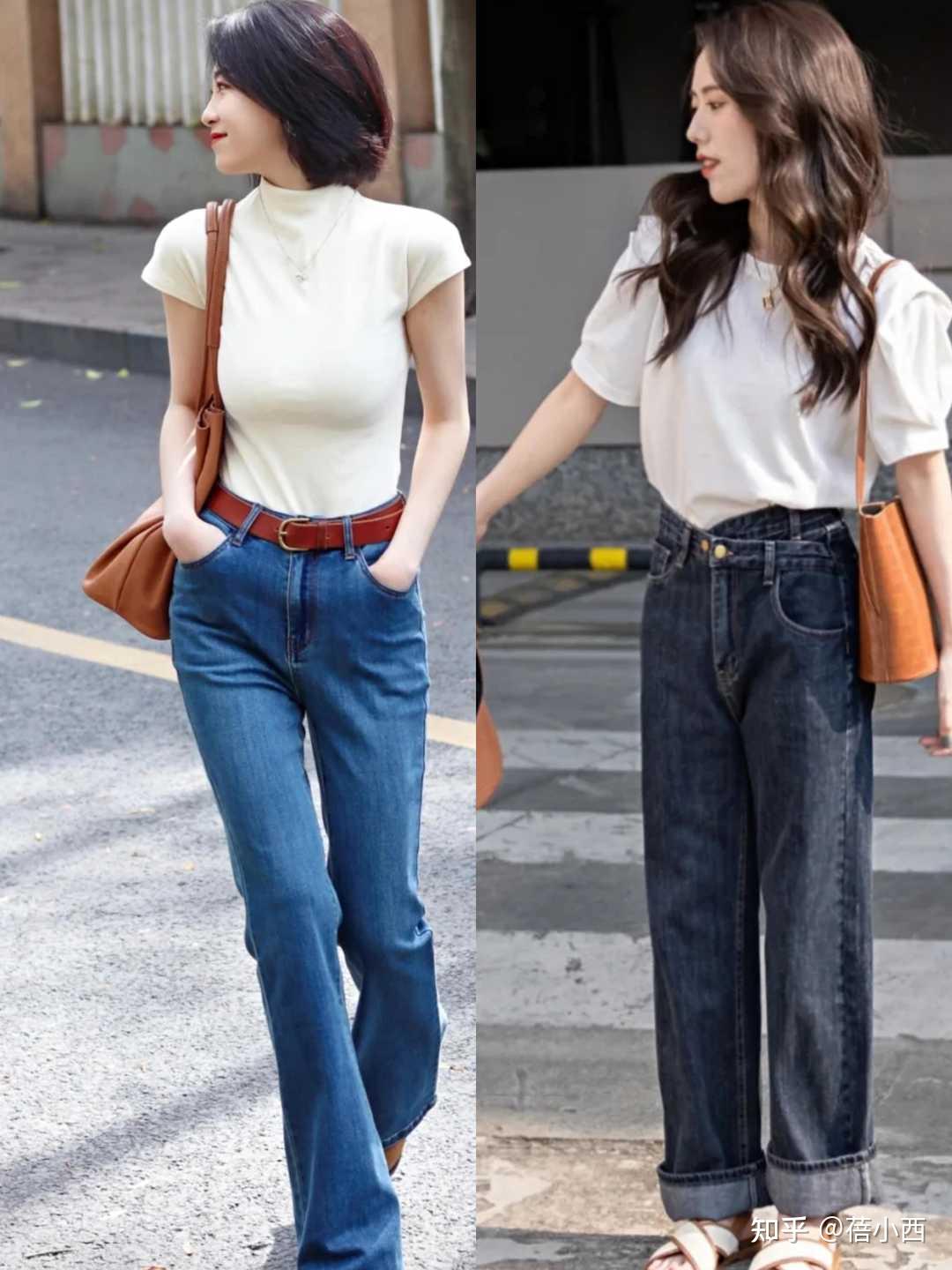 如果是微胖身材,可以去用这种宽松的裤子去修饰身材,尤其是阔腿裤或者