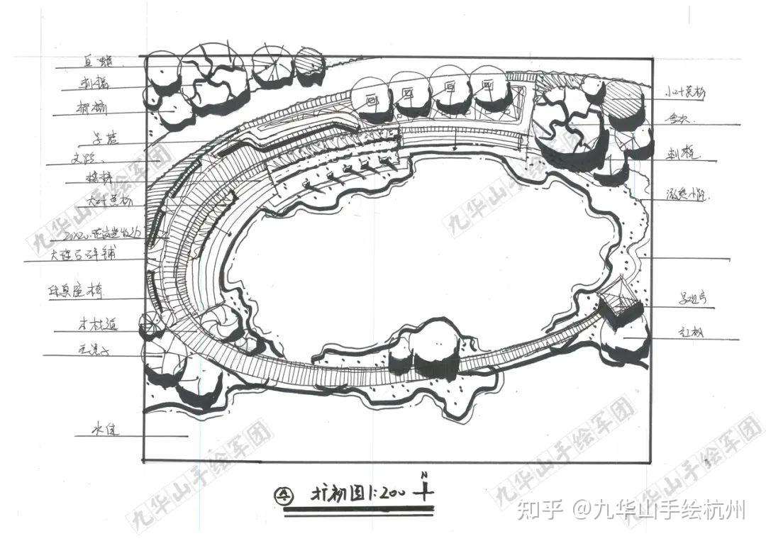 城市滨水公园快题方案解析