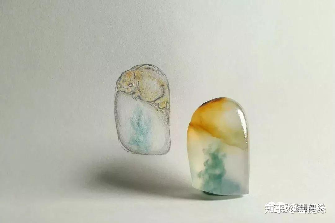 我是雕刻师玉雕挂件设计素材手稿