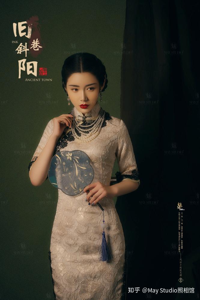 总有岁月可以回首复古民国风旗袍写真