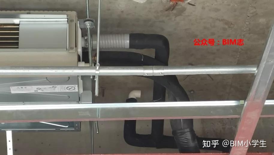 vrv冷媒管现场实拍及管线综合中的处理