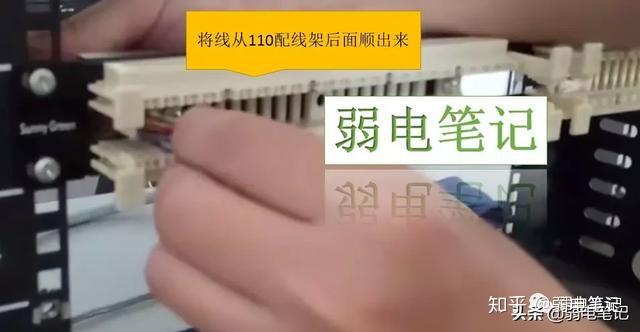 最全图文大对数电缆端接到110(语音)配线架,电话配线架打线 图6 最全图文大对数电缆端接到110(语音)配线架,电话配线架打线 图6