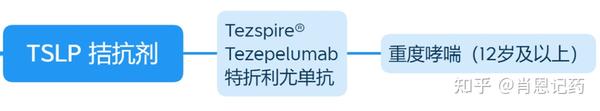 如何记住所有FDA批准生物药？ | TSLP 拮抗剂 | Tezepelumab 特折利尤单抗 | 治疗哮喘 - 知乎