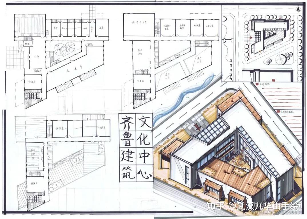 建筑快题设计应试技巧与高分快题赏析 - 知乎