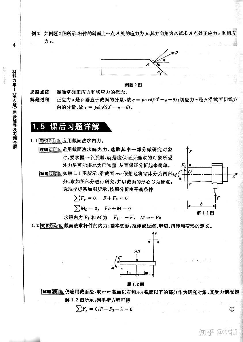 材料力学i第6版课后习题答案