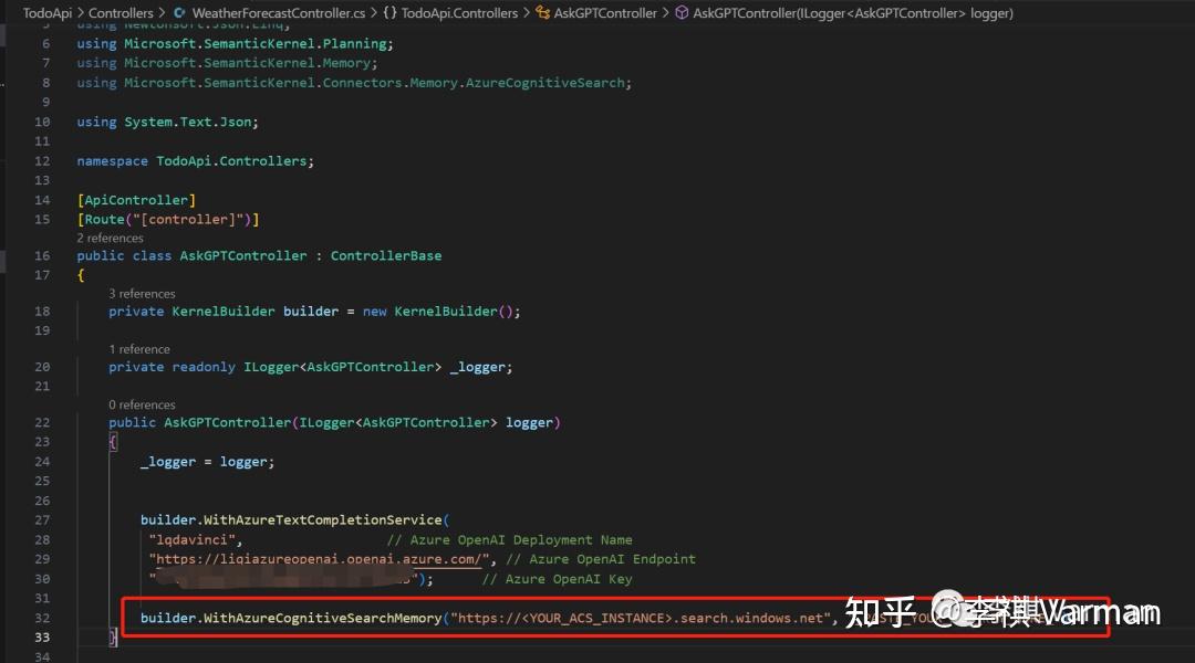 Azure openai semantic kernel azure gpt 