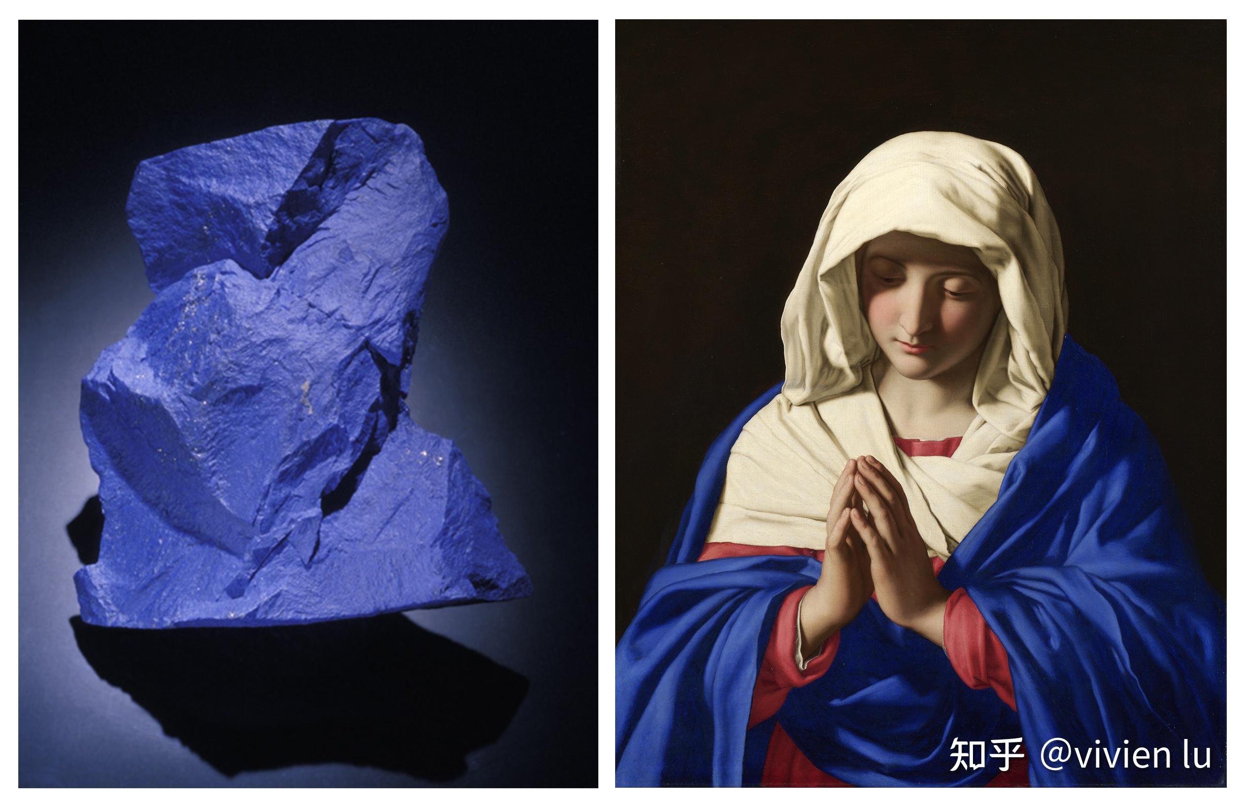 青金石-史上最惊(烧)艳(钱)的蓝色(一)天然群青颜料简史 - 知乎