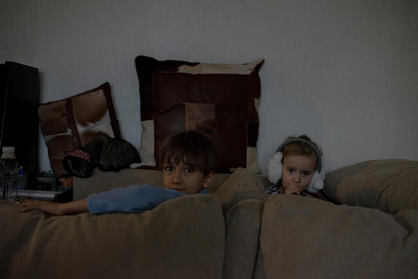 奥列格·特卡琴科和叶夫根尼娅·特卡琴科的子女——丹尼尔和伊丽莎白