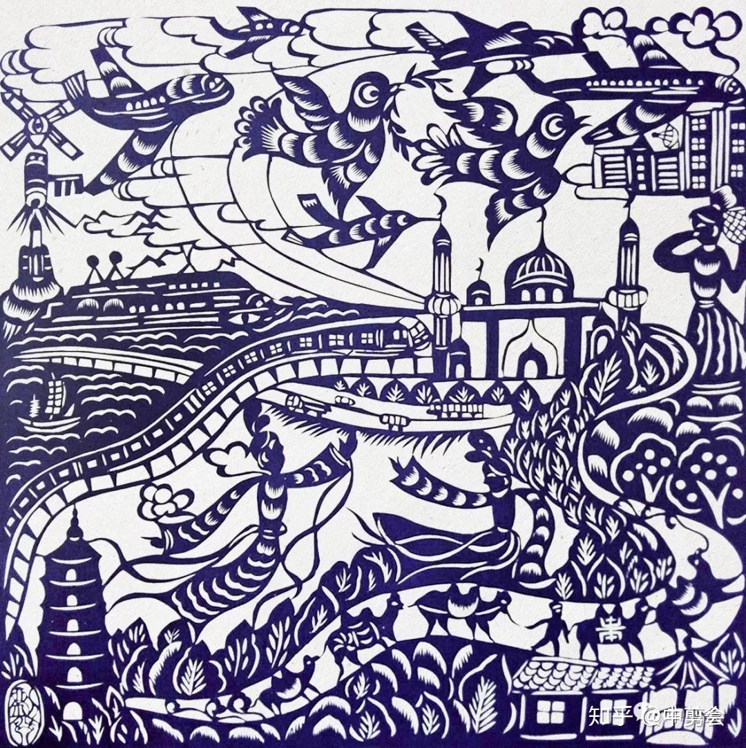 剪纸人物】黄土地里的乡音曲味——陕西延长刘琴的剪纸艺术- 知乎