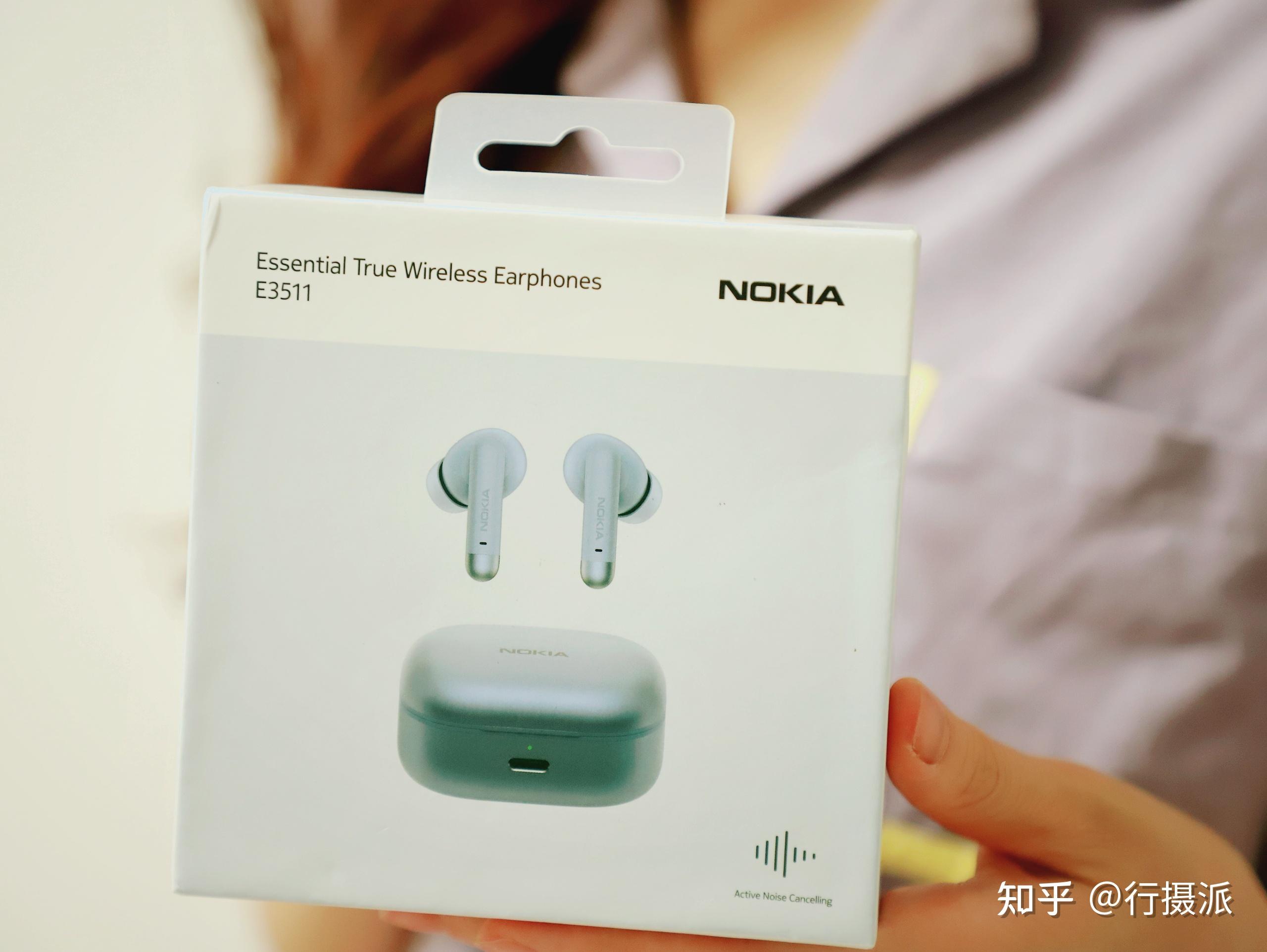 诺基亚e3511真无线主动降噪耳机金属机身彰显轻奢态度anc降噪体验绝佳