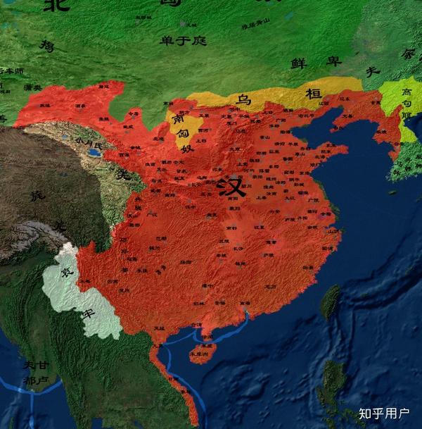 刘秀时汉朝疆域